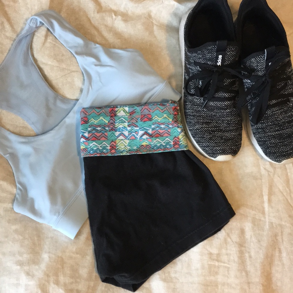 Aerie Tribal Patterned Slim Gym Short